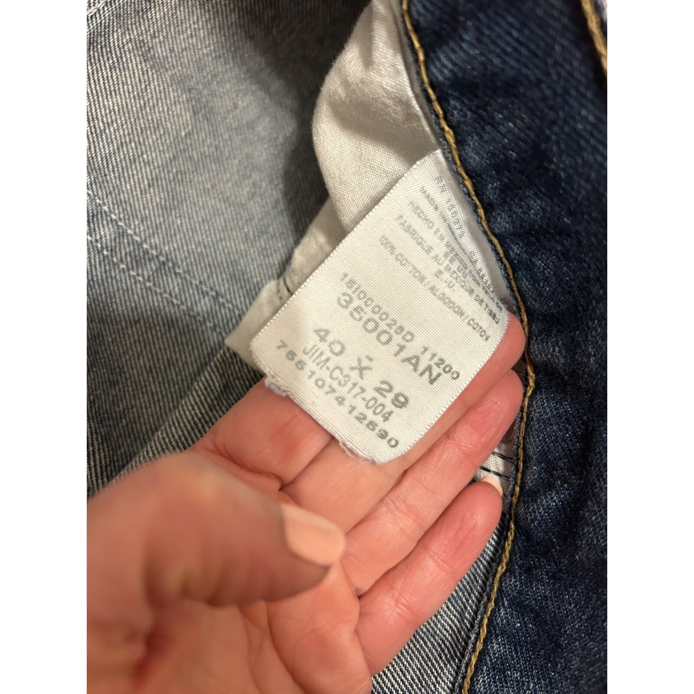 Men's classic Wrangler Rugged Wear jeans naturally distressed 40 workwear cowboy - Picture 8 of 15